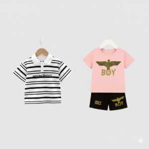 1 pis polo shirt 1set t-shirt