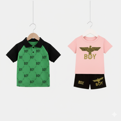 1 pis polo shirt 1set t-shirt