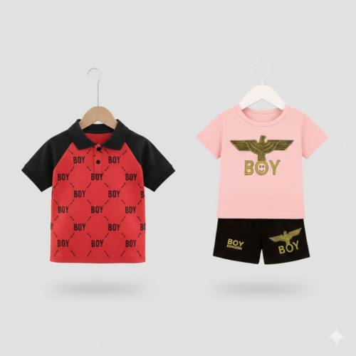 1 pis polo shirt 1set t-shirt