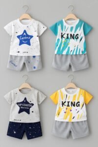 t-shirt and pant   4  set combo